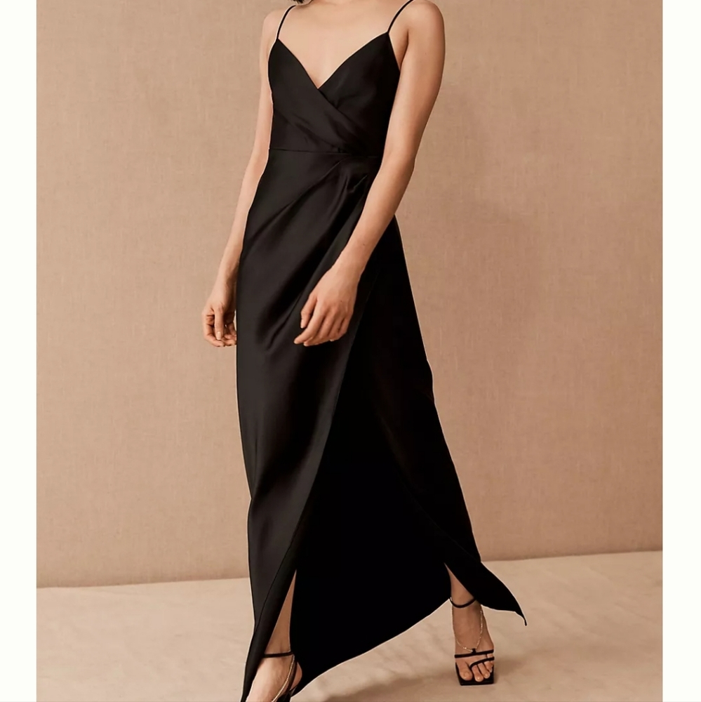 BHLDN Freya Satin Charmeuse Dress Size 8